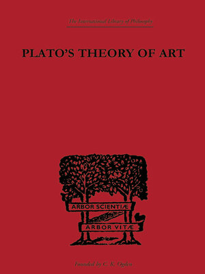 cover image of Plato's Theory of Art